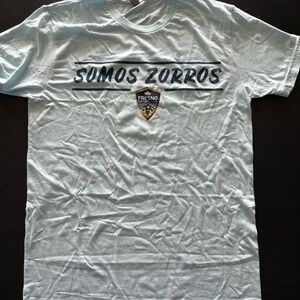 Zorros Fresno Soccer Graphic Tee - Light Blue